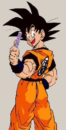 Goku promotes Mentos